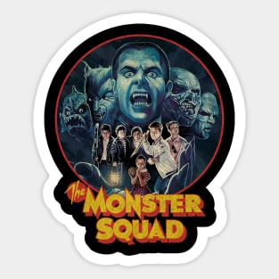 The Monster Squad Retro Sticker